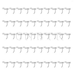 Hooks CNBTR 50 PCS Single Hook Pin Arm Fitting Prong Hanger 4x50mm For Shop Display