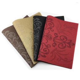 Table Mats 4colors Pvc Placemat Royal Luxury Dining Mat Set Bowl Pad Napkin Tray 4Pcs Coasters Kids