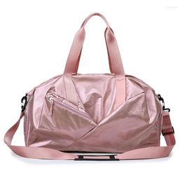 Evening Bags Dry And Wet Separation Bag Women's Oxford Cloth Travel Large Capacity Shoulder Soft Independent Shoes Waterproof Handbag
