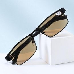 Sunglasses Business Reading Glasses Small Rectangle Vintage Frame Eye Protection Ultra Light Office Eyeglasses For Men Women