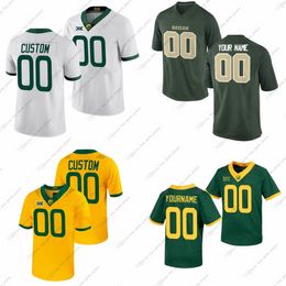 Custom NCAA Baylor Bears College Football Jerseys Kinne Martinez McHenry Robertson Shapen Clarke Jenkins Jones Reese Richardson Roberts-Day Washington Baldwin