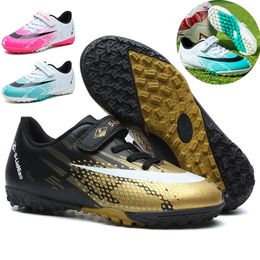 Sneakers Kids Soccer Shoes Society Children School Football Boots Cleats Grass Sneakers Boy Girl Outdoor Athletic Training Sport Footwear 230613