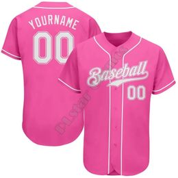 Men's Casual Shirts PLstar Cosmos Baseball Jersey Shirt Custom Name White-Red Pink White Baseball Shirt Baseball Jersey Shirt hip hop Tops 230613