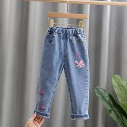 Jeans Kids Baby Girls Casual Clothes Jeans Trousers Toddler Infant Denim Clothing Pants Children Bottoms Jeans Pants Girls Jeans 230614