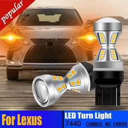 New 2x WY21W T20 7440 LED Turn Signal Light Blinker Bulbs Canbus For Lexus RC F RC350 RC200T RC300 RX330 RX400H RX350 RX450H RX450HL