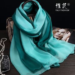 سارونجس نساء 100 ٪ من حرير الحرير العلامة التجارية Hangzhou الحرير باندانا الأوشحة الطبيعية الحرير مربع التفاف للسيدات طباعة العنق