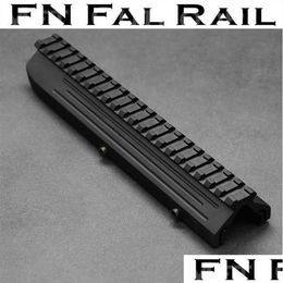 Others Tactical Accessories Picatinny Rail For Red Dot Rifle Scope Base Mount Fn Fal Hunting Airsoft Drop Delive Dhs8A1969306v