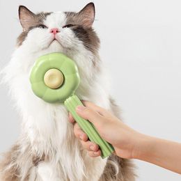 Dog Grooming Supplies Cat Press Brush Pet Grooming Brush for Cats Remove Hairs Pets Hair Removal Comb Puppy Kitten Grooming Accessories Q195