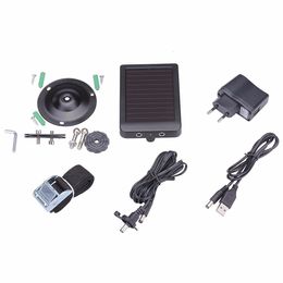 Hunting Cameras External Solar Powered Panel Charger Power Supply for Suntek Camera HC300M HC350M HC550M HC550G HC700G 230613