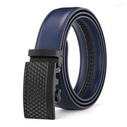 Belts LannyQveen Men's Leather Belt Automatic Buckle Wholesale For Young Manufacturers Sale