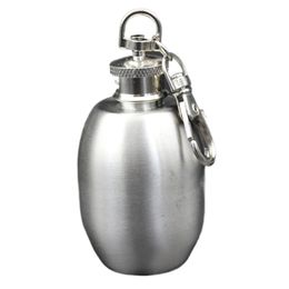 1oz Stainless Steel Keychain Hip Flask 28ML