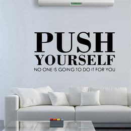 Inspirational Quote Sentence Wall Sticker For Kids Room Decor Motivation Stickers For Wall Office Room Decals Mural ph131