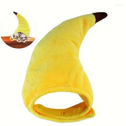 Cat Costumes 1PC Creative Funny Pet Dog Cap Costume Banana Hat Year Party Christmas Cosplay Accessories Po Props Headwear