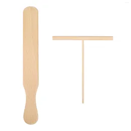 Baking Tools Wooden Cooking Utensils Pancakes The Fruit Crepe Maker Kit Bamboo Spreader Tool