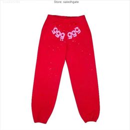 Men's Hoodies Sweatshirts Puff Print Sp5der 555555 Angel Printing Hoodie Men Women 1 Best Quality Red Spider Web Sweatshirts Pullover CO4J