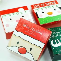 New Christmas Carton Cake Boxes Nougat Packaging Storage Box DIY Nougat Packaging Box Carton Nut Dried Fruit Gift Box New Product