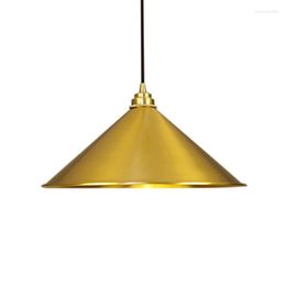 Pendant Lamps Modern Copper Chandelier Brass Lamp Nordic Creative Bar Restaurant Table Hanging Retro Loft Industrial Lighting