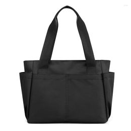 Evening Bags Korean Shoulder Shopper Bag For Women 2023 Nylon Large Woman Tote Big Fashion Canvas Student Female Handbags Travel