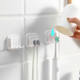 New Wall-Mounted Toothbrush Holder Toothbrush Organiser Dispenser Space Saving Storage Rack For Bathroom Organiser Accessories Tools