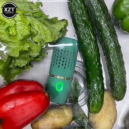 Fruit Vegetable Tools Fruit Vegetable Cleaning Machine Capsule Shape Portable Ultrasonic Wireless Fruit Food Purifier Kitchen Food Cleaner Machine 230614