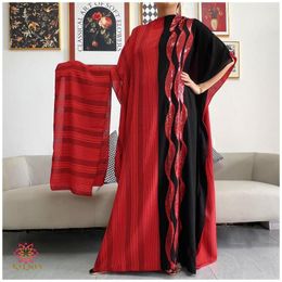 Ethnic Clothing 2023 Latest Arrival Casual And Comfortable African Women Black Robe Sequin Embroidered Muslim Dress Dubai Pullover LP-09