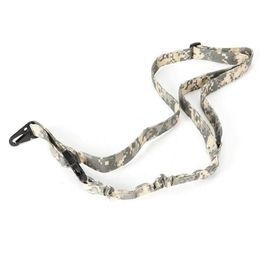 Hunting ar15 Accessories tactical single point sling QD Metal Buckle Airsoft Shooting Rifle Sling Tactical Rifle Strap ACU CP84861197H