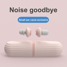 Face Massager Silicone Earplug Noise Reduction Anti Snoring Soundproof Tapones Oido Sleep Earplugs Sort Memory Foam Sound Insulation Dream Nap 230615