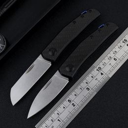 Folding Fruit 0235 Blade Knife 20CV Survival Carbon Camping Handle Fishing 0230 Fiber Hunting Outdoor ZT Kitchen Knife Tool EDC Qr260o