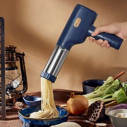 Manual Noodle Makers Automatic Electric Stainless Steel Manual Noodle Maker Thick Thin Hand Operated Spaghetti fast Pasta Cutter Pressing Machine Set 230614