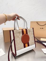 New High quality dempsey tote the latest color matching of cherry blossom powder the super cute and super sweet shoulder joker artifact leather designer bag