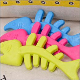 1pcs Hot Sale Pet Dog Toys Cute TPR Small Fish Toy Rubber Resistant Interactive Bite Clean Teeth Chew Game Product Dog Supplies