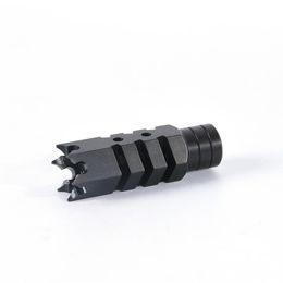 Steel Fishbone Style Black Muzzle Brake for 308 762 5824 Pitch Jam Nut Included3096933207b