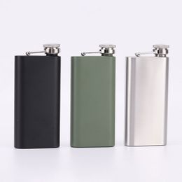 4oz Portable Pocket Stainless Steel Hip Flask Flagon Whiskey Wine Pot Liquor Drinker Alcohol Bottle Travel Tour Camping Drinkware Wedding Gift HW0043