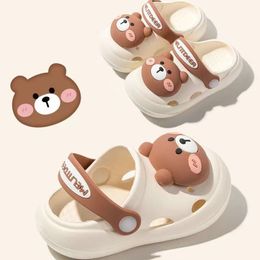 Sandals Summer Childrens Shoes Cold Slippers Indoor Non slip and Soft Bottom Comfort Cute Baby Hole Boys Girls Home 230615