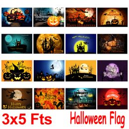 90X150cm 3x5fts Customizable Halloween flag various festivals holiday styles Direct factory wholesale