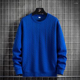 Men's Hoodies Korea Fashion 2023 Black Blue Oversize 7XL 8XL Sweatshirt For Men's Spring Autumn Casual Hip Hop Streetwear Clothes