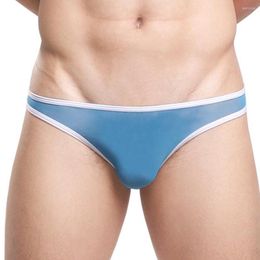 Underpants Men Sexy Underwear Seamless Man Open BuBriefs T-back Thongs G-string Male Low-Rise Bulge Pouch Panties