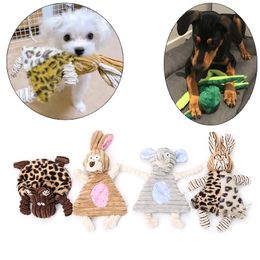Animal Shape Pet Dog Chew Toys for Small Dogs Plush Ring Paper Squeaky Puppy Cat Toy Teeth Clean Accessories cachorro brinquedo