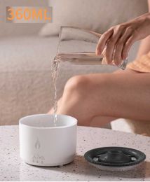 Humidifiers 360ml Volcanic Flame Aroma Diffuser Smoke Ring Air Humidifier Ultrasonic Atomizing Sprayer Eruption Fragrance