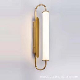 Wall Lamps Modern Led Glass Lamp Swing Arm Light For Reading Exterior