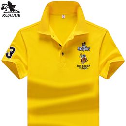 Mens Polos Polo Shirt men Summer synthetic style Fibre Short Sleeve youth Embroidered Business Casual 1733 230614