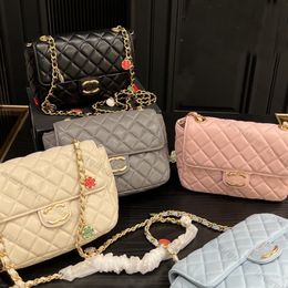High quality Designer Bag Women Single shoulder Chain bag Classic crossbody bag Luxury multi Coloured fashion shopping handbag