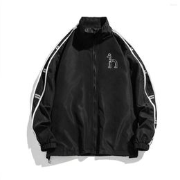 Men's Jackets Mens Luxury Hazzy Brand Dog Printed Classical Logo Zipper Clothing Boys Casual Coat Ins Style Baseball Jacket
