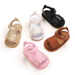 最初の歩行者生まれの幼児の女の赤ちゃんサマーサンダル幼児靴nonslip通気性プリンセス230615