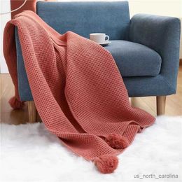 Blankets Washed Waffle Pure Cotton Bamboo Muslin Throw Blanket for Sofa Bed Air Condition Blankets for Kids Bedding Coverlet R230615