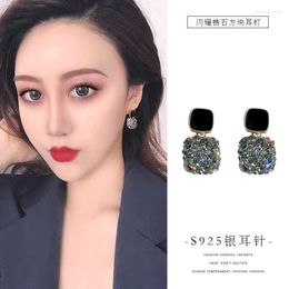 Stud Earrings Pin Retro 2023 Trendy Korean Personality Hundred-toned Temperament Net Red With The Same