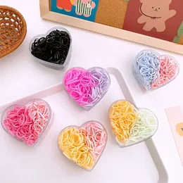 Wholesale Lovely Mini Hair Accessories Ropes for Children 200pcs Colourful Disposable Rubber Hair Tie