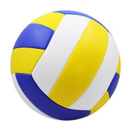 Balls 205cm Professional Competition Volleyball PVC No5 For Beach Outdoor Indoor Training Ball Machine Sewing Waterproof 230615