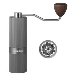 Manual Coffee Grinders MHW-3BOMBER Manual Coffee Grinder with 24 Adjustable Settings Espresso Maker Stainless Steel 420 Burr Home Camping Accessories 230614