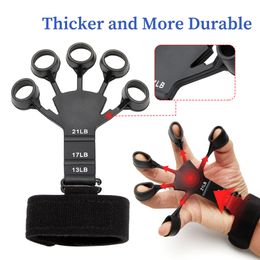 Hand Grips Finger Gripper 6 Resistant Exerciser Strength Trainer Recovery Physical Tools Guitar Flexion Extension Training 230614